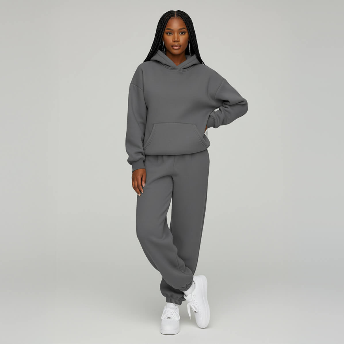 Women’s cosy hoodie and joggers set