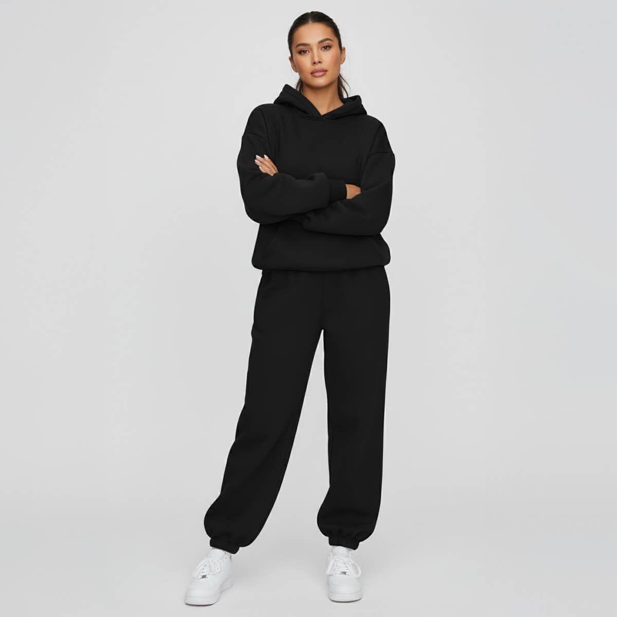 Women’s cosy hoodie and joggers set