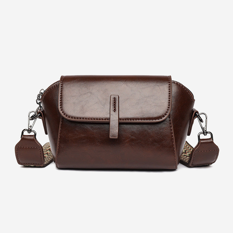 Elegant Oil Wax Leather Handbag