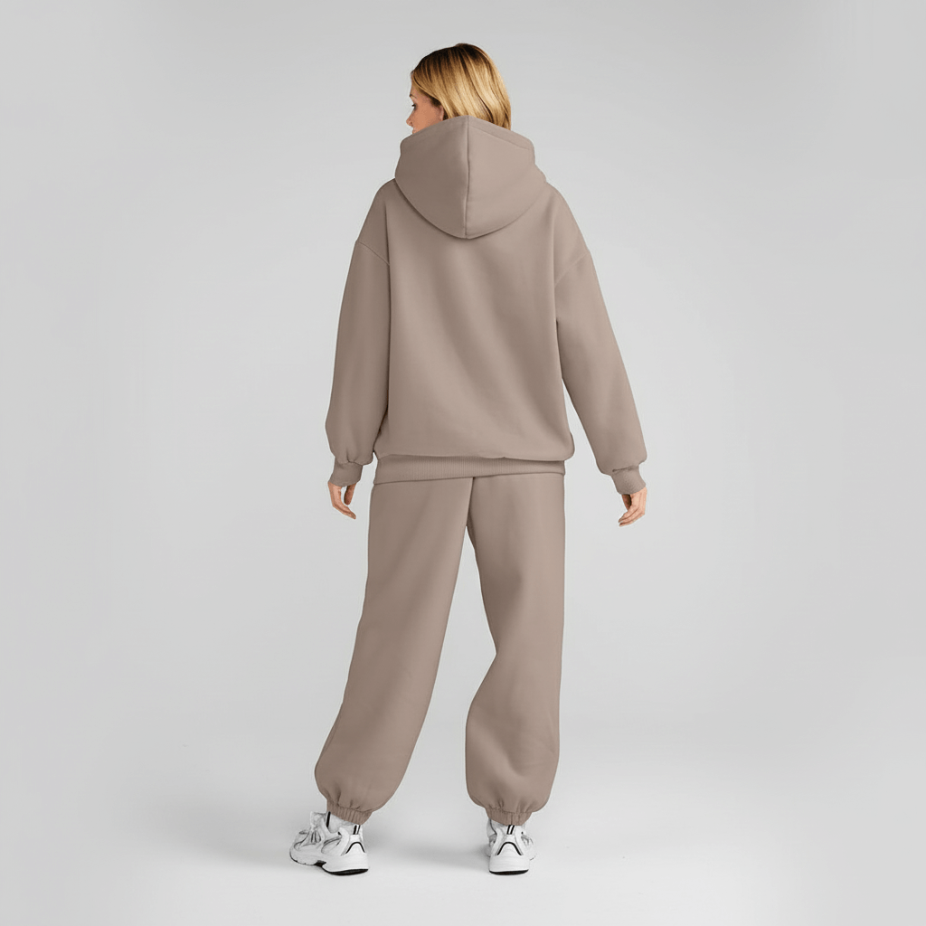 Women’s cosy hoodie and joggers set