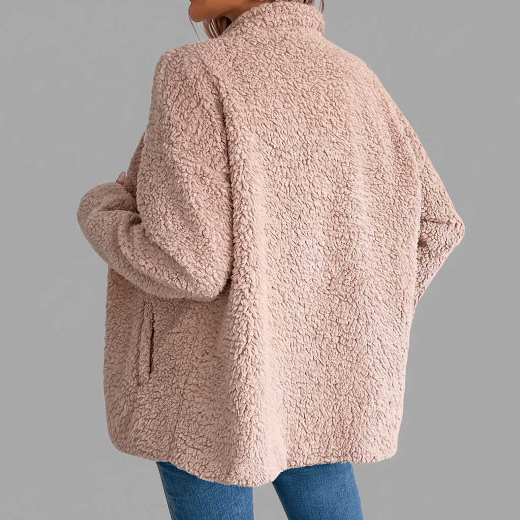 Soft Wool‑Blend Long Coat with Refined Drape