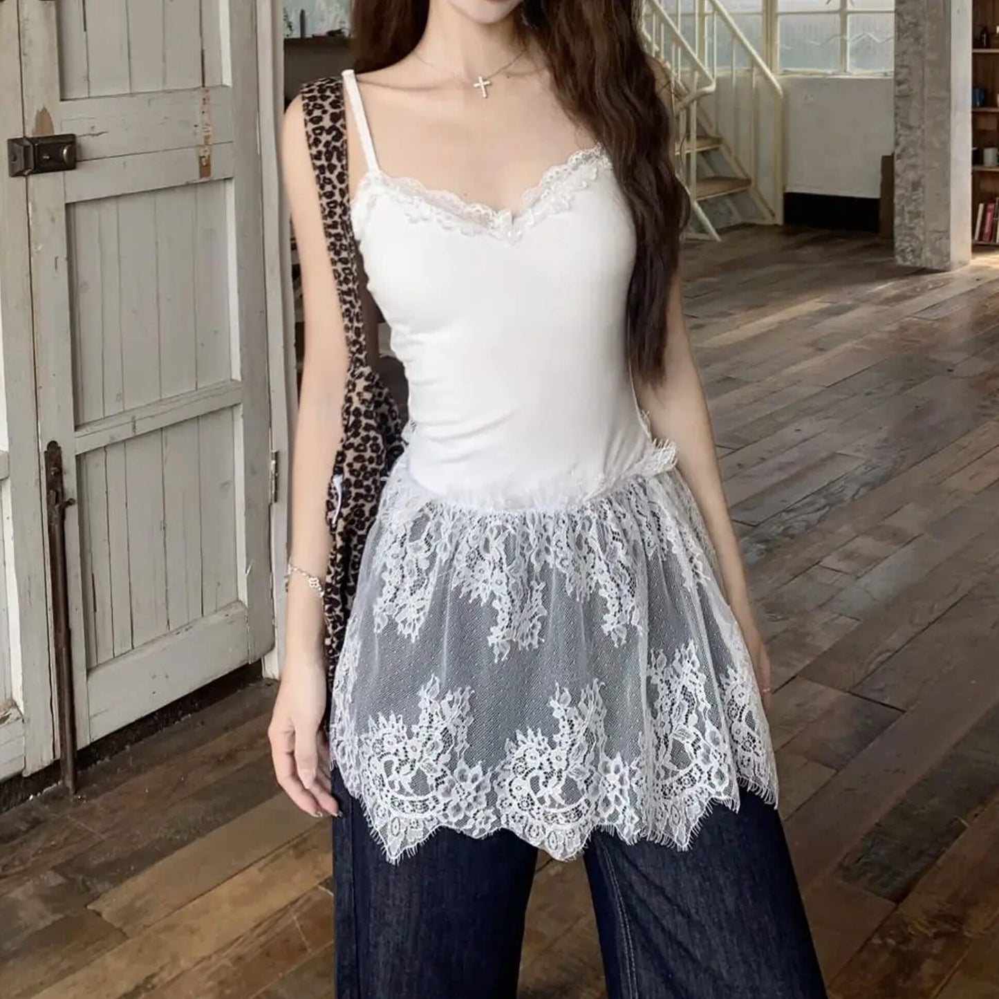 Elegant Lace Cami Top
