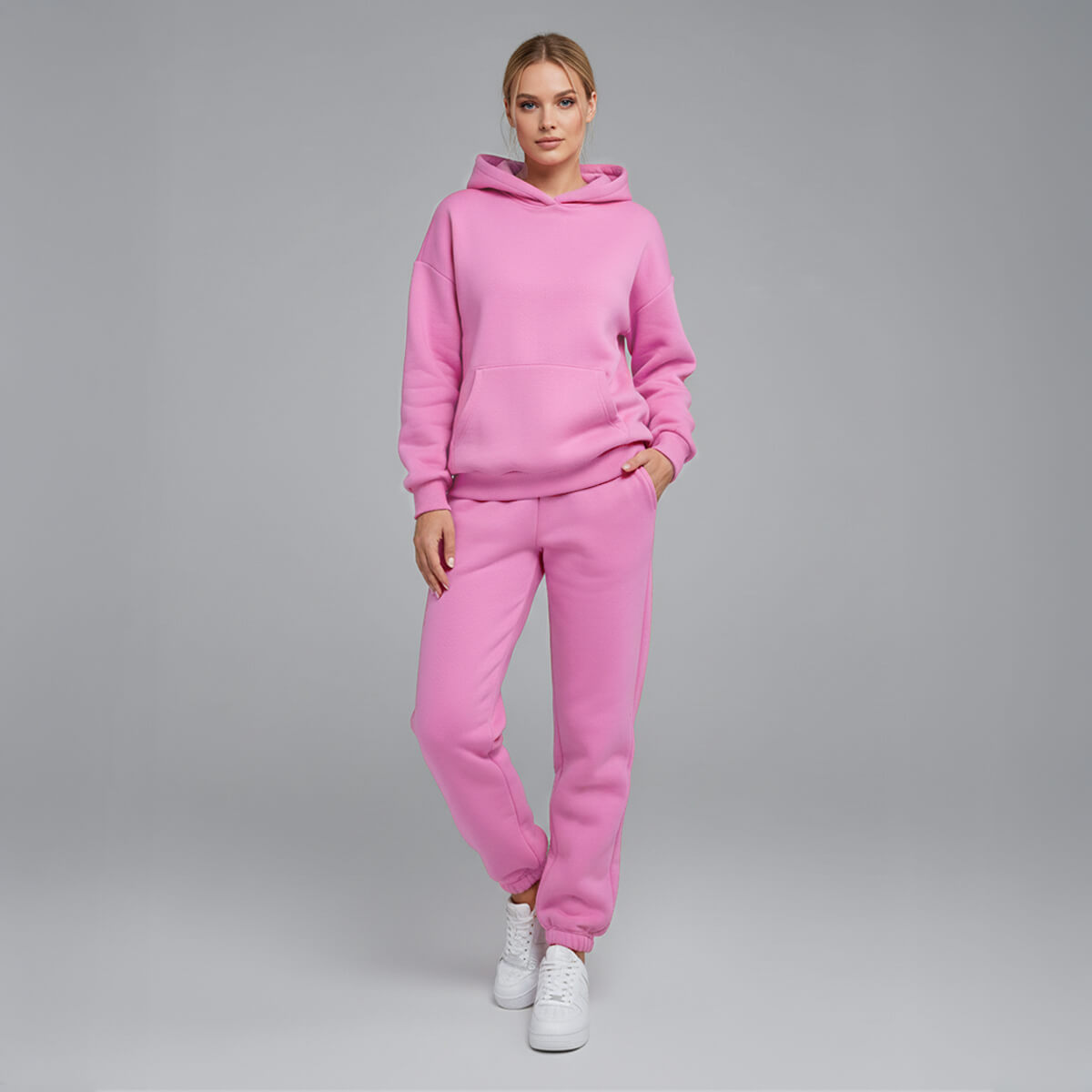 Women’s cosy hoodie and joggers set