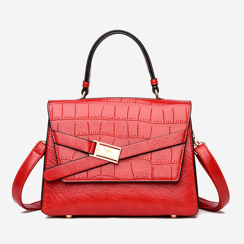 Genuine Leather Pebble Tote – Stylish & Spacious Shoulder Bag