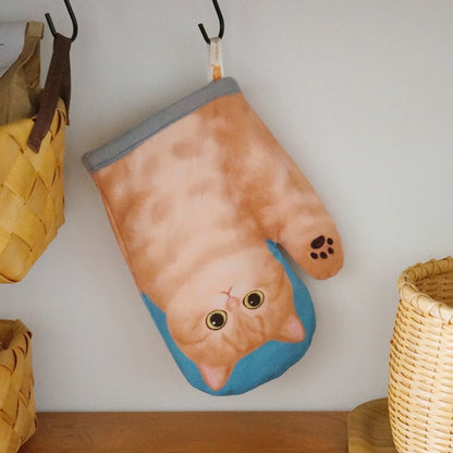 The 'Pawsome' Cat Oven Mitts (4 Designs)