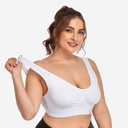 [Bras] Seamless Mesh Sports Bra