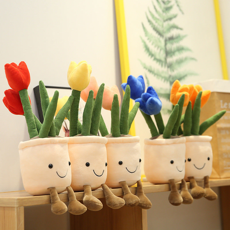 Cute Tulip Bouquet Plushie