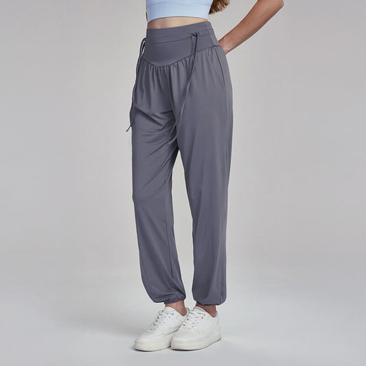 [Pants] Relaxed Fit High Rise Straight Leg Pants Ladies