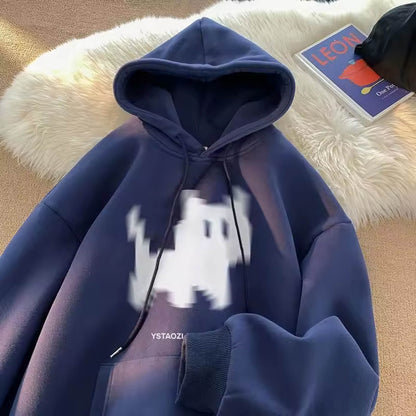 Retro Cat Graphic Hoodie