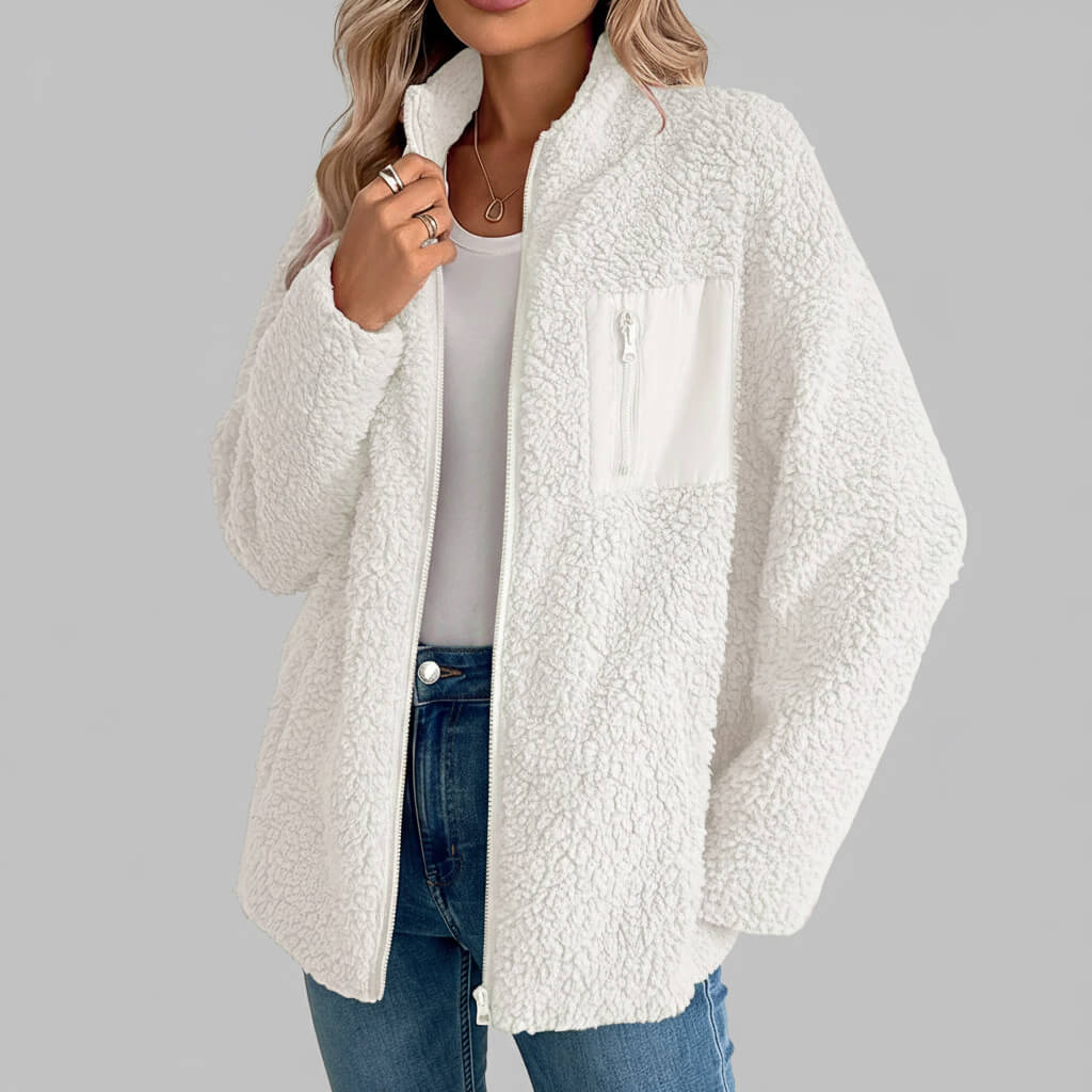 Soft Wool‑Blend Long Coat with Refined Drape
