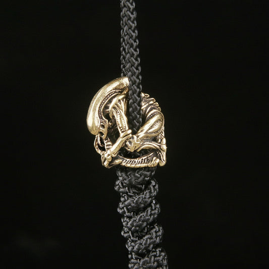 Handmade Xenomorph Keyring Pendant