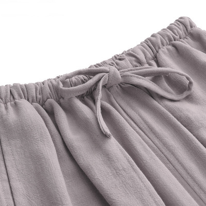 Linen slacks plus-size pants