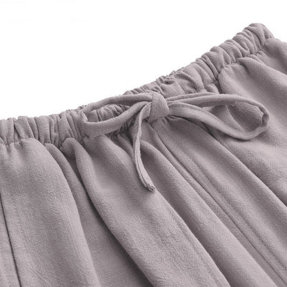 Linen slacks plus-size pants