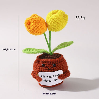 The Little Pot of Positivity — 2 Tulips (2 colours)