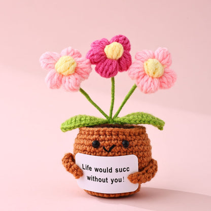 The Little Pot of Positivity — Puff Flower (6 colours)