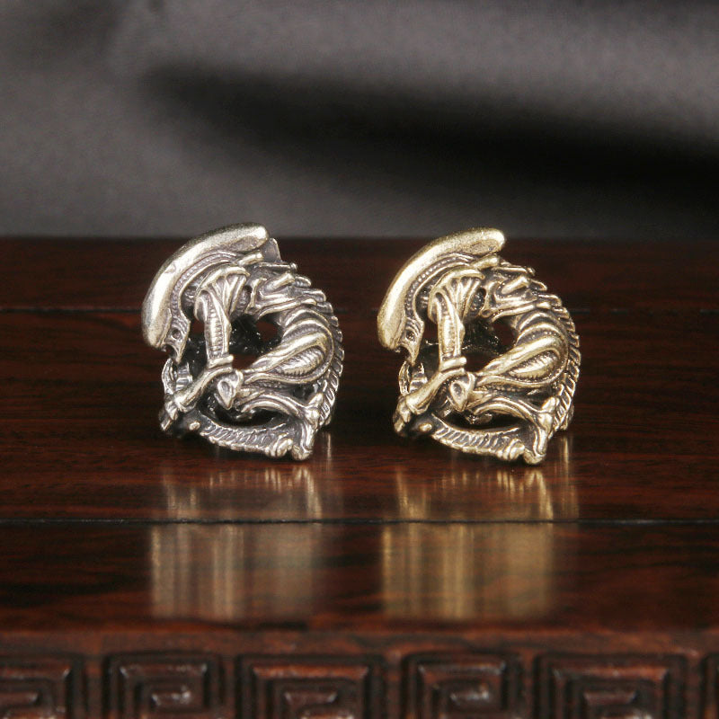 Handmade Xenomorph Keyring Pendant