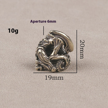 Handmade Xenomorph Keyring Pendant