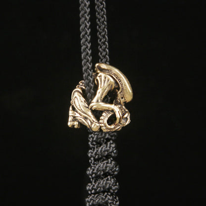 Handmade Xenomorph Keyring Pendant