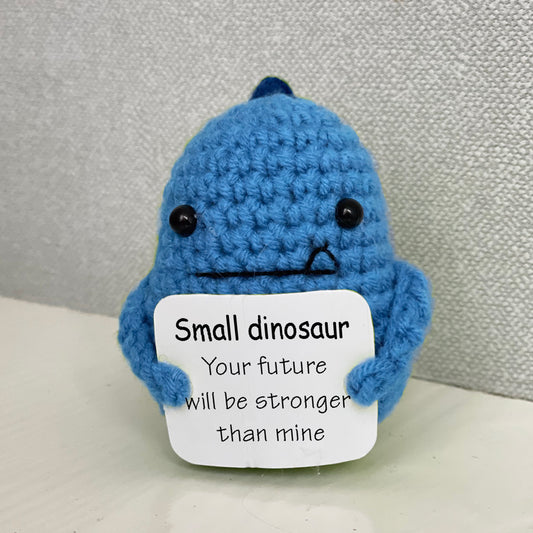 The Little Friend of Positivity — Dinosaur (Blue)