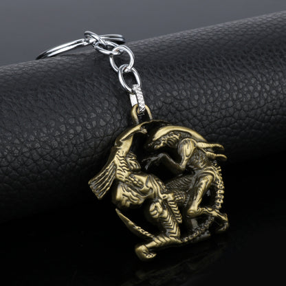 Alien Vs. Predator Vintage Keyring Pendant