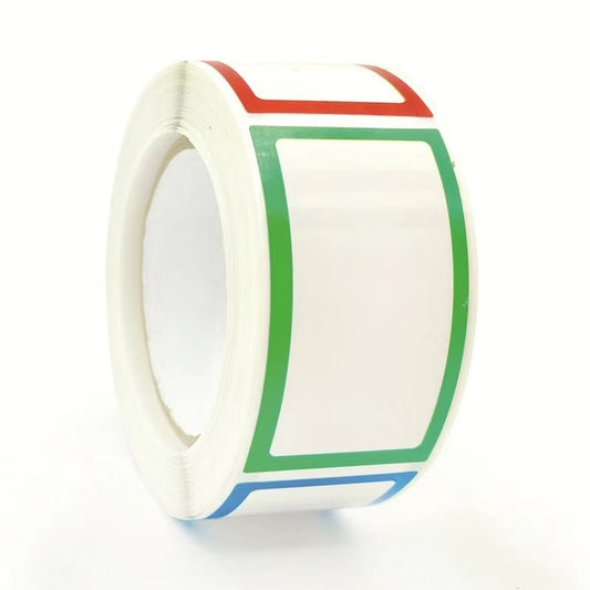 Color Blank Sticker Handwriting Mark Roll