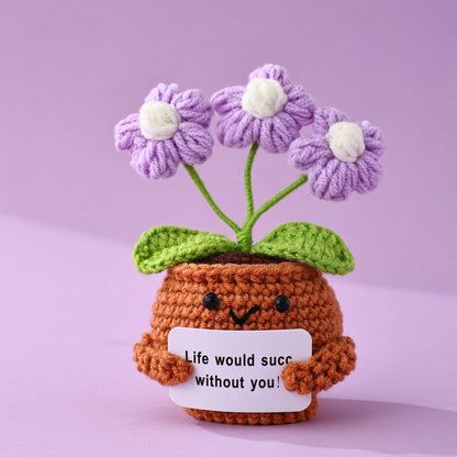The Little Pot of Positivity — Puff Flower (6 colours)