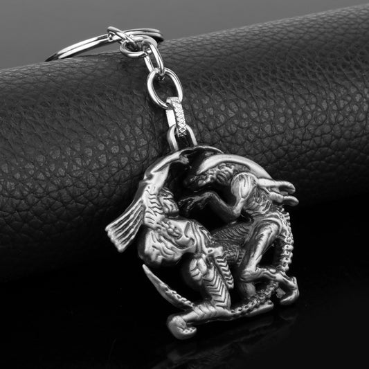 Alien Vs. Predator Vintage Keyring Pendant
