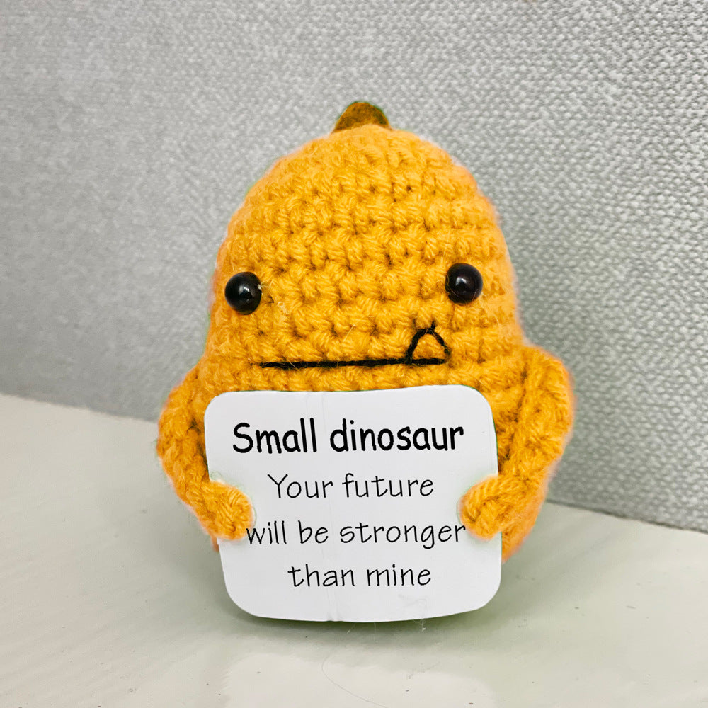 The Little Friend of Positivity — Dinosaur (Yellow)