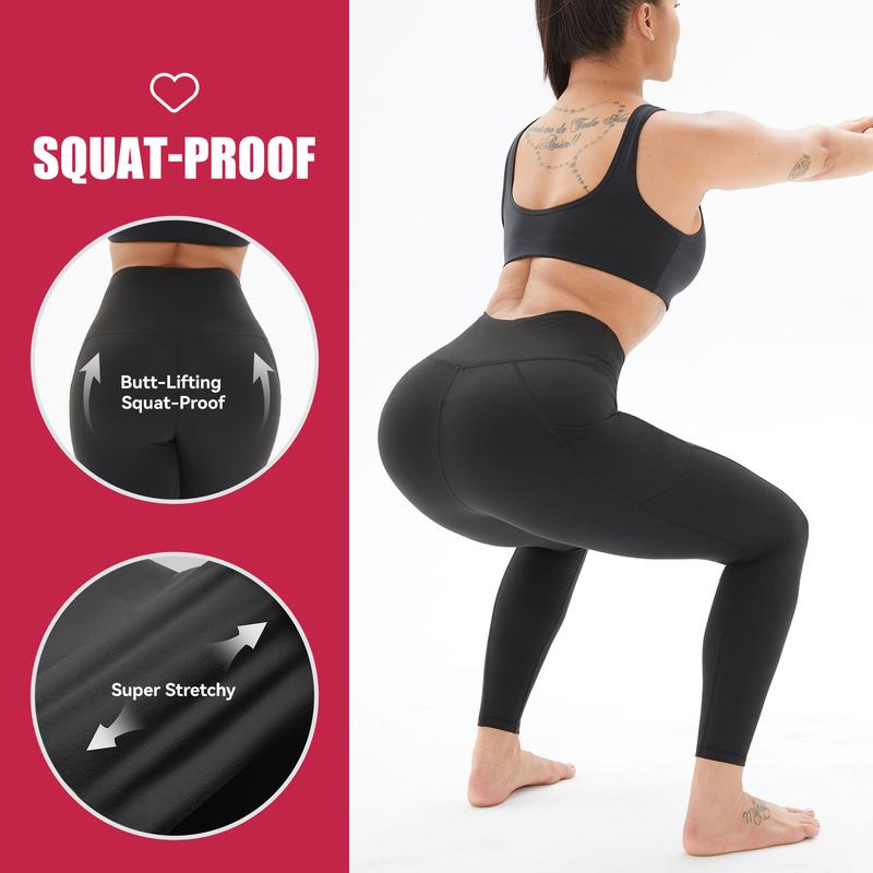 High Waisted Warm Fleece Lined Leggings