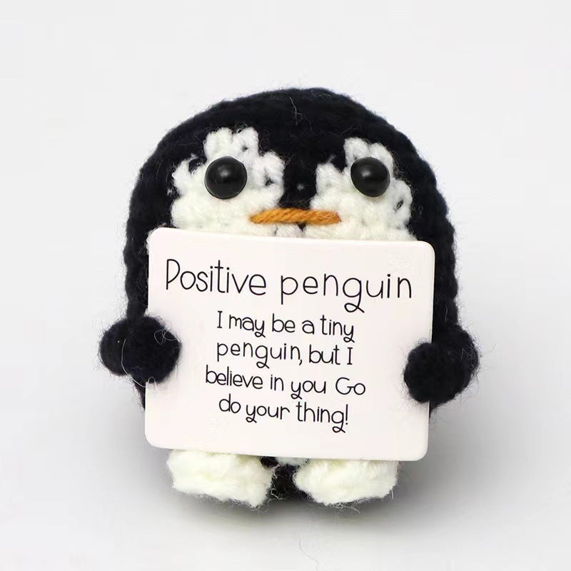 The Little Friend of Positivity — Penguin (Black)