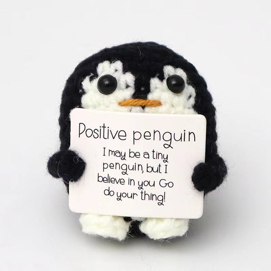 The Little Friend of Positivity — Penguin (Black)