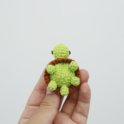 Creative Knitted Turtle Pendant Keychain