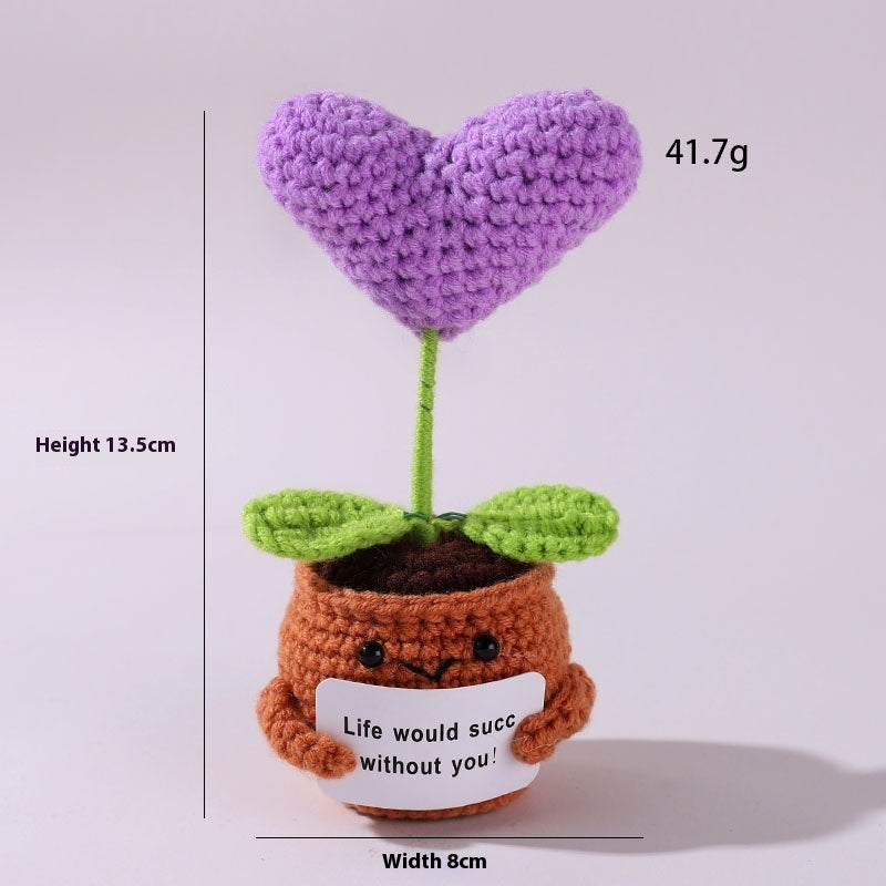 The Little Pot of Positivity — Heart (8 colours)