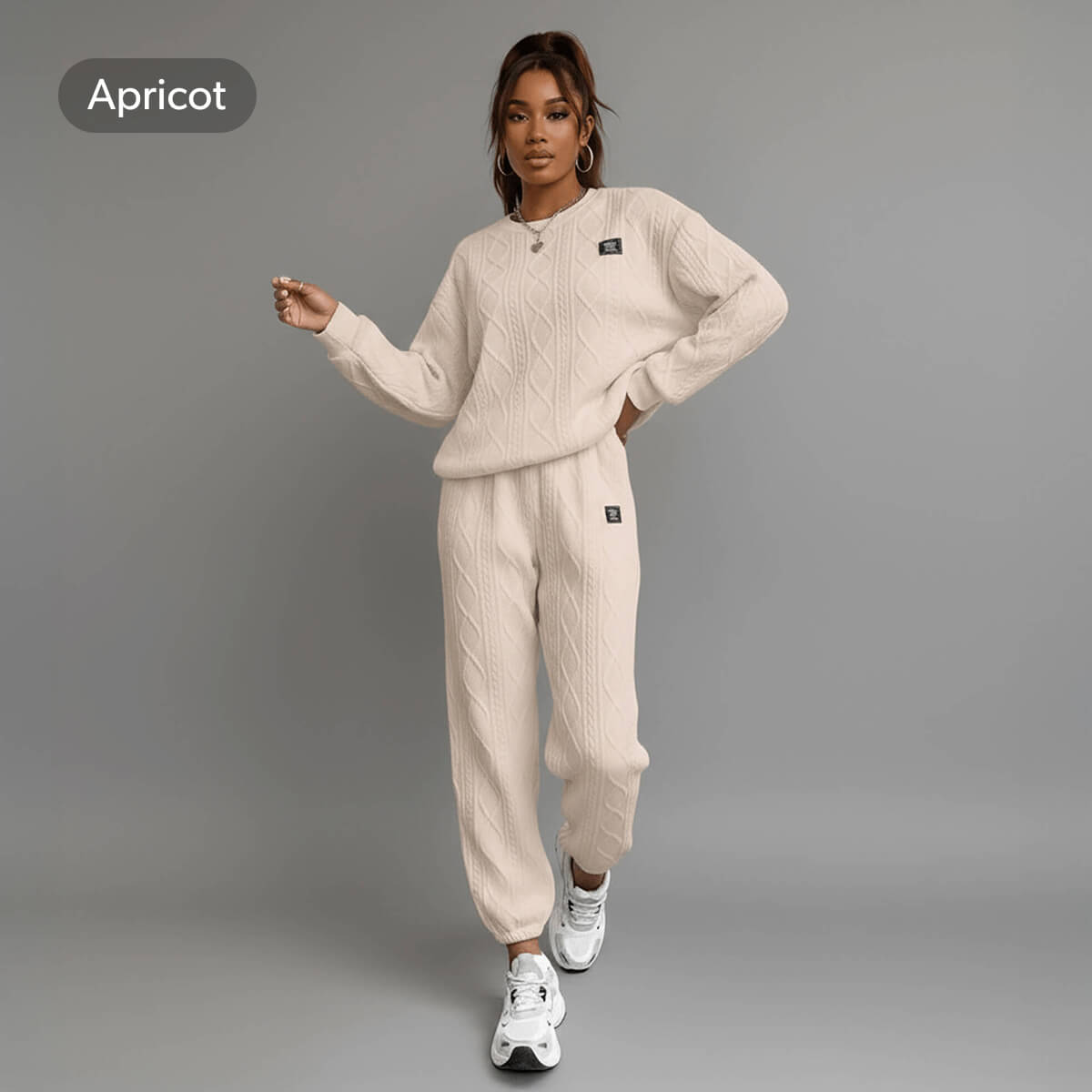 Cosy Cable‑Look Lounge Set