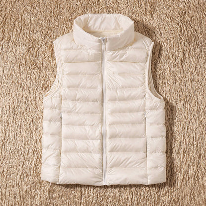 Feather‑Light Petite Puffer Gilet for Women