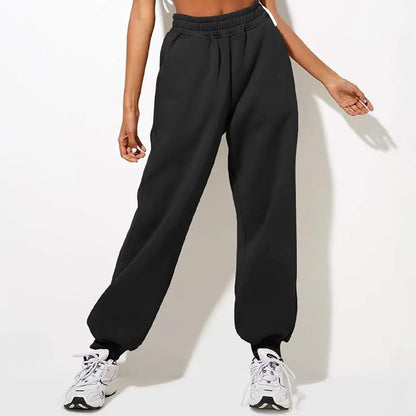 High-Waisted Lounge Joggers with Pockets