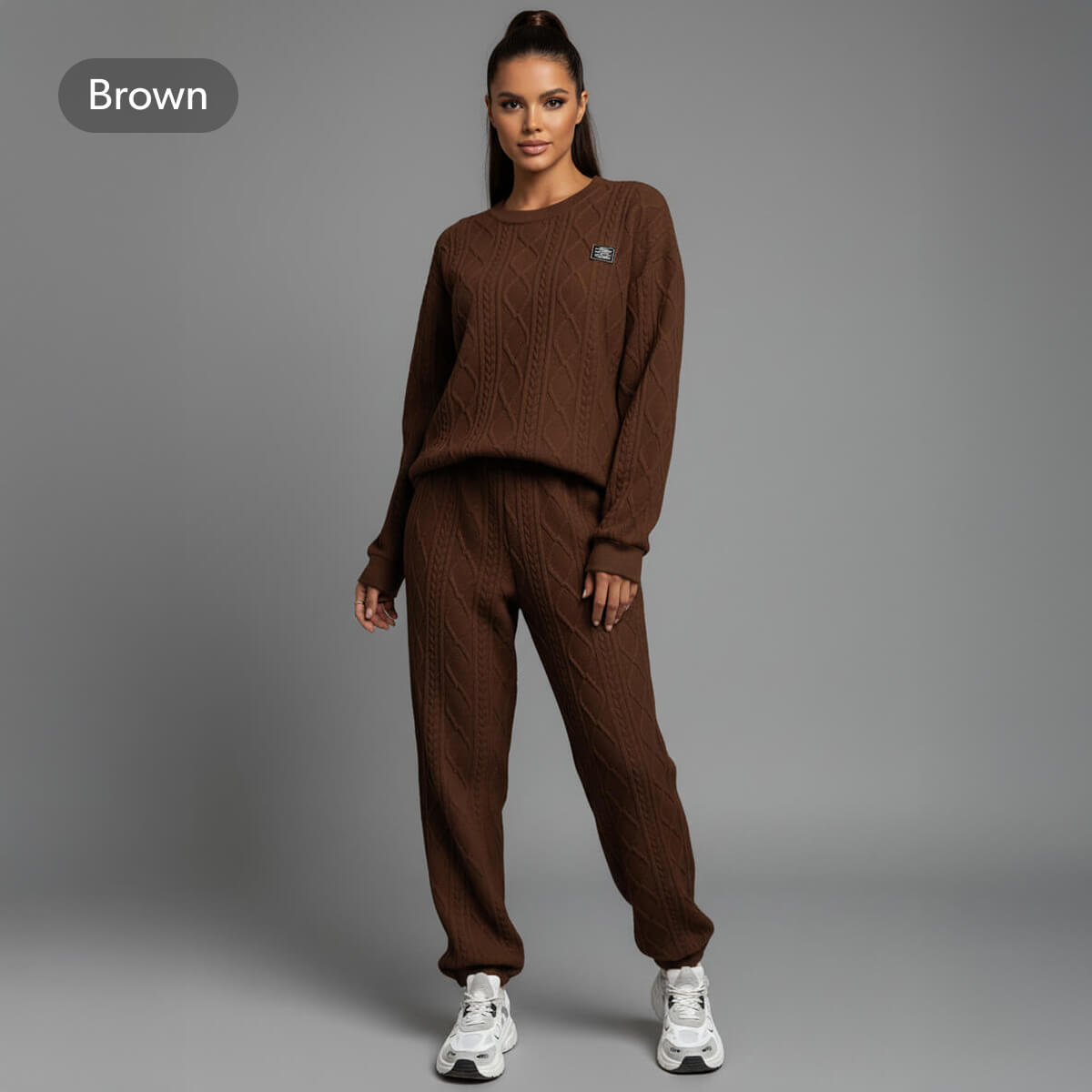 Cosy Cable‑Look Lounge Set