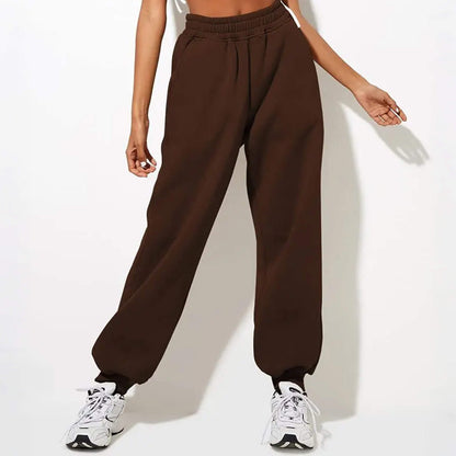 High-Waisted Lounge Joggers with Pockets