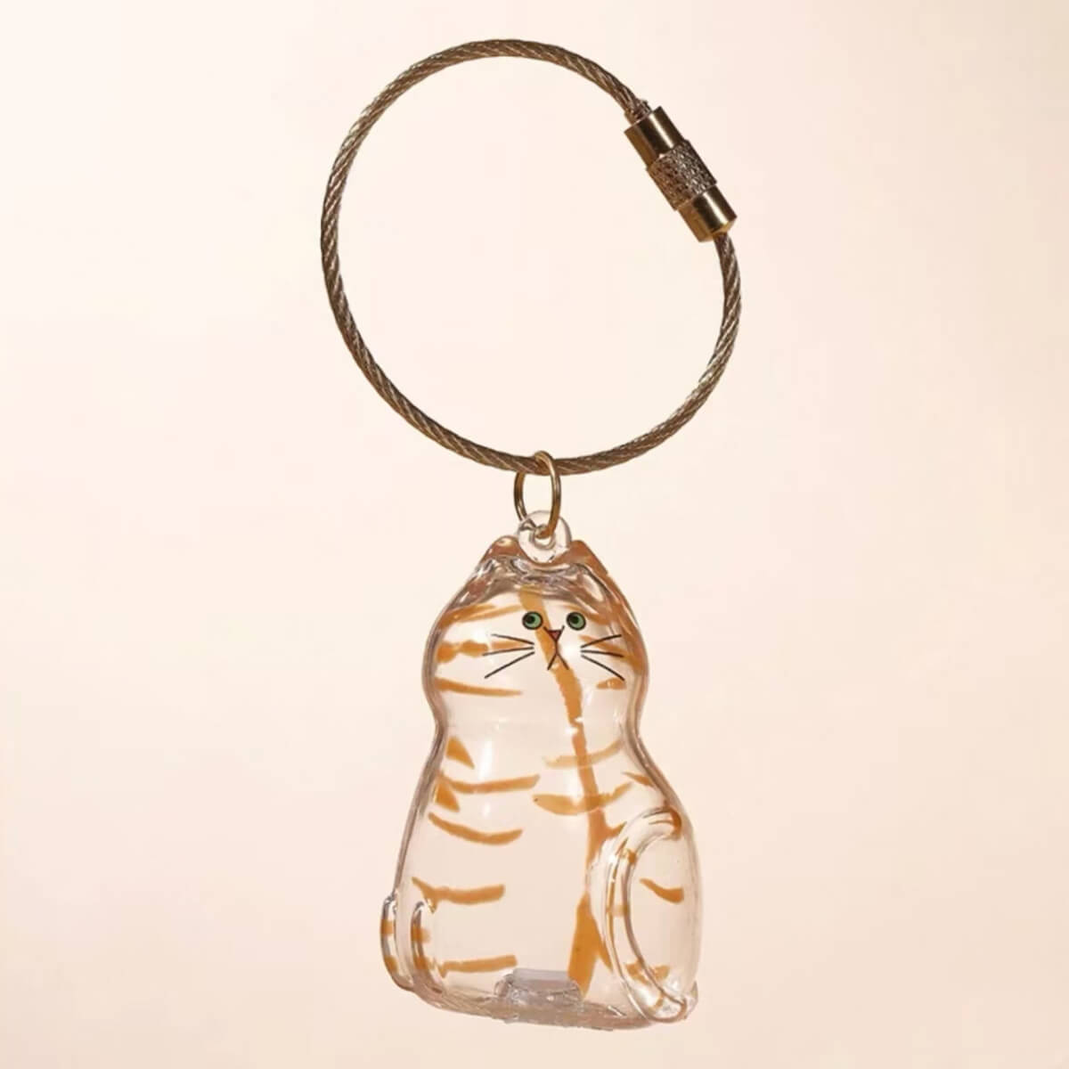 The Fluff-Ball Keyring — Kitty