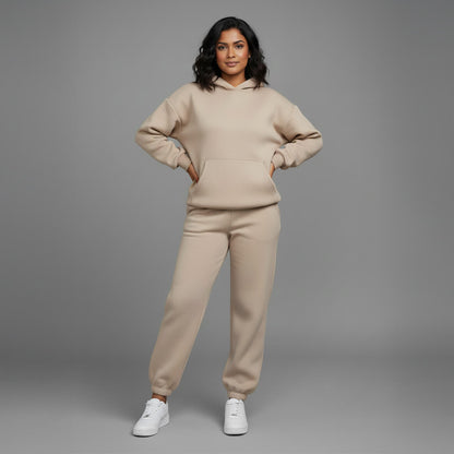 Women’s cosy hoodie and joggers set