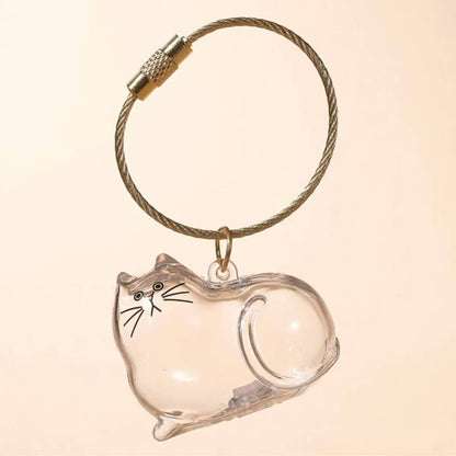 The Fluff-Ball Keyring — Kitty
