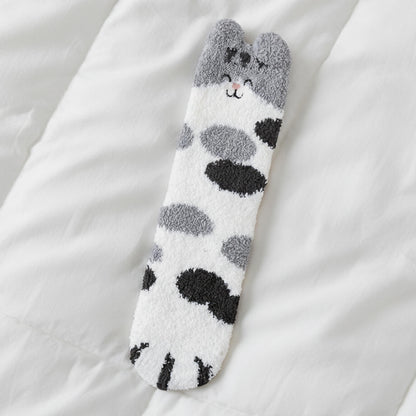 Cat Paw Bed Socks