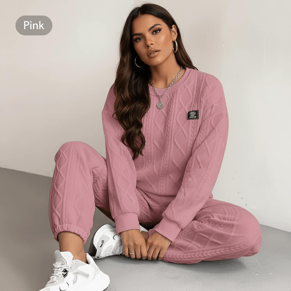 Cosy Cable‑Look Lounge Set
