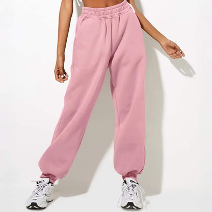 High-Waisted Lounge Joggers with Pockets