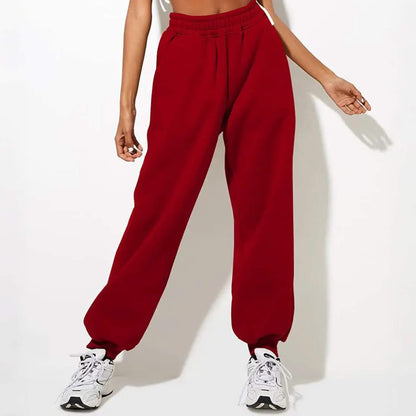 High-Waisted Lounge Joggers with Pockets