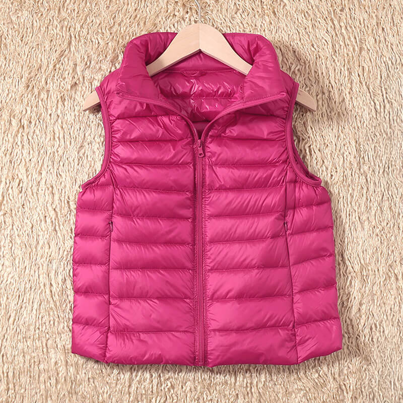 Feather‑Light Petite Puffer Gilet for Women