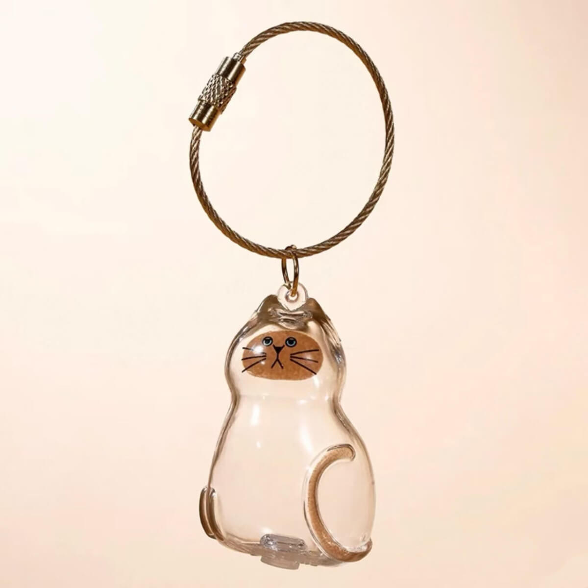 The Fluff-Ball Keyring — Kitty