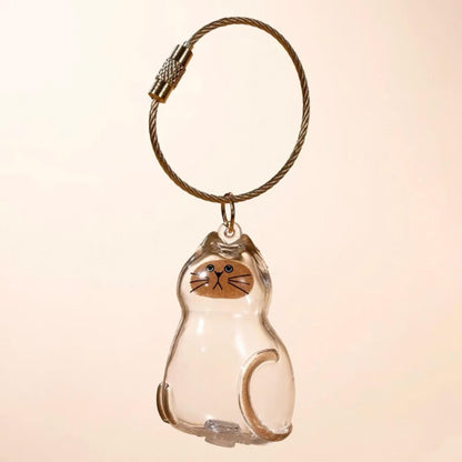 The Fluff-Ball Keyring — Kitty