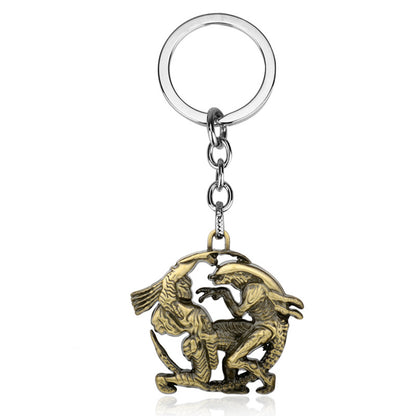 Alien Vs. Predator Vintage Keyring Pendant