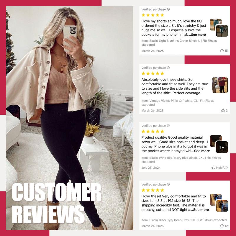 High Waisted Warm Fleece Lined Leggings